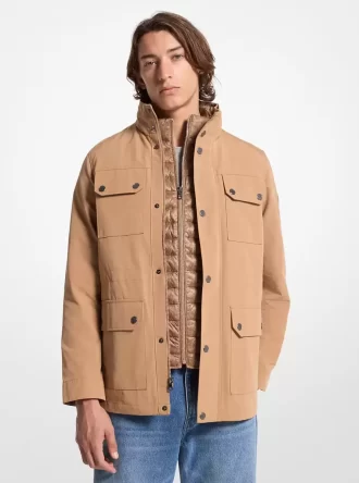 2-in-1 gewebte Feldjacke