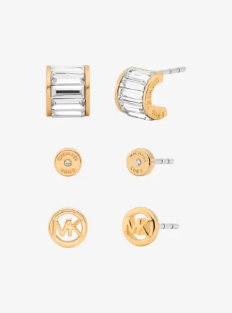 3-teiliges Geschenkset mit Zirkonia-Ohrsteckern