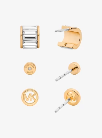 3-teiliges Geschenkset mit Zirkonia-Ohrsteckern