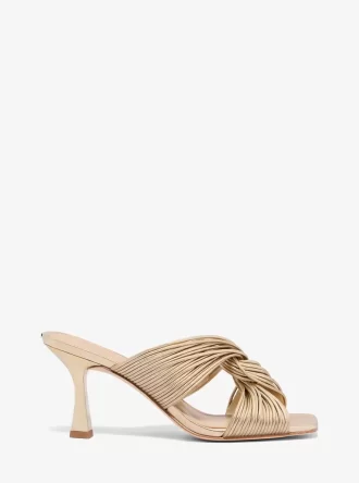 Alessia Metallic Pantolette