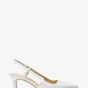 Alora Slingback-Pumps aus Leder mit Schlangenprägung Alora Slingback-Pumps aus Leder mit Schlangenprägung