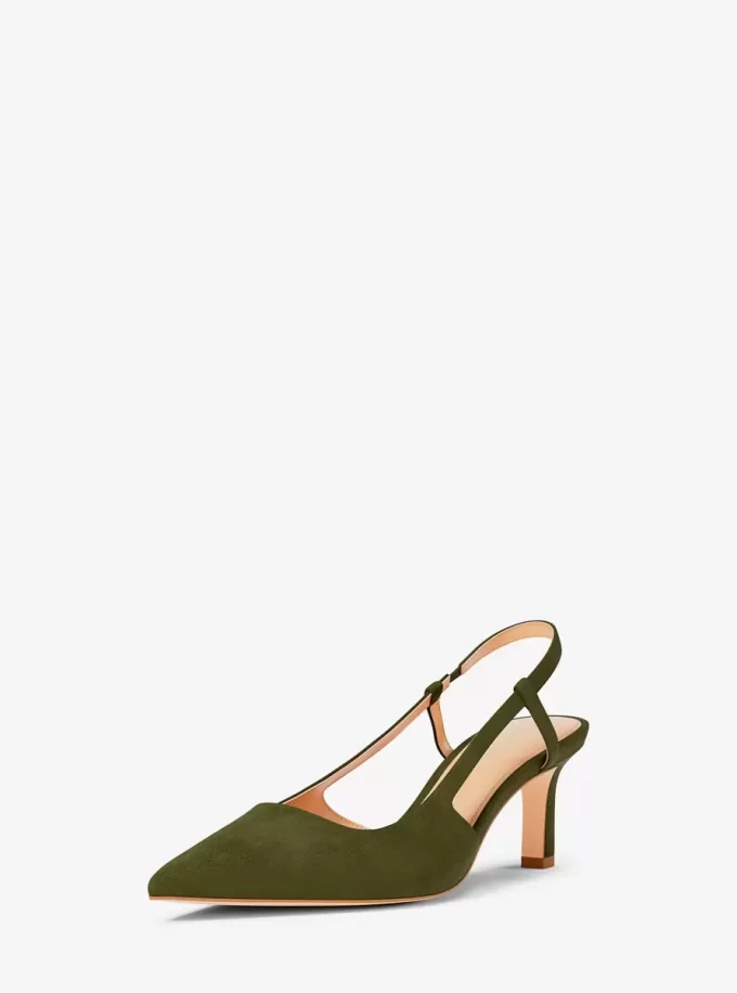 Alora Wildleder-Slingback-Pumps
