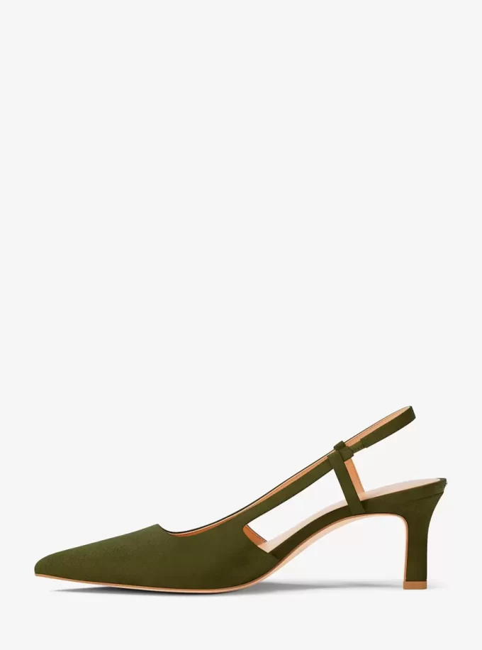 Alora Wildleder-Slingback-Pumps