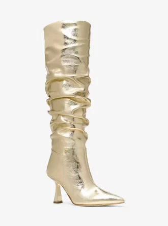 Amali Stiefel mit Crackle-Metallic-Finish