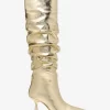 Amali Stiefel mit Crackle-Metallic-Finish Amali Stiefel mit Crackle-Metallic-Finish