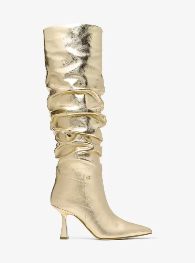Amali Stiefel mit Crackle-Metallic-Finish Amali Stiefel mit Crackle-Metallic-Finish