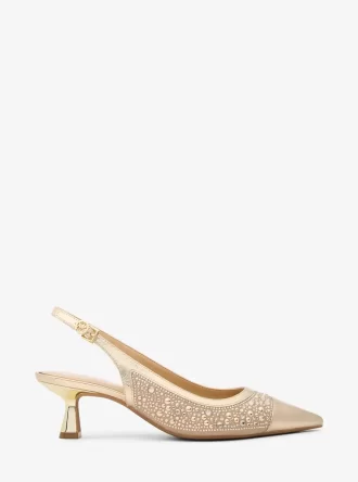 Amali verzierte Metallic-Pumps