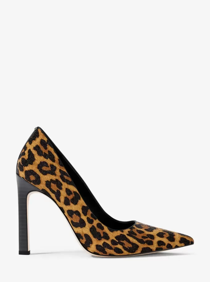 Amara Leopard Print Kalbsfell Pumps