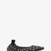 Amy Ballerinas aus Leder mit Nieten