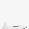 Amy Ballerinas aus Leder mit Nieten
