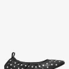 Amy Ballerinas aus Leder mit Nieten