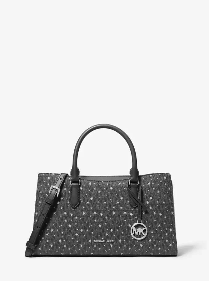 Arden Medium Schultertasche mit bedrucktem Logo