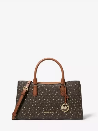 Arden Medium Schultertasche mit bedrucktem Logo