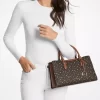 Arden Medium Schultertasche mit bedrucktem Logo