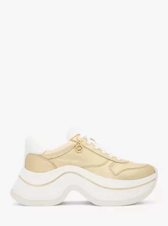 Arla Metallic Leder-Sneaker