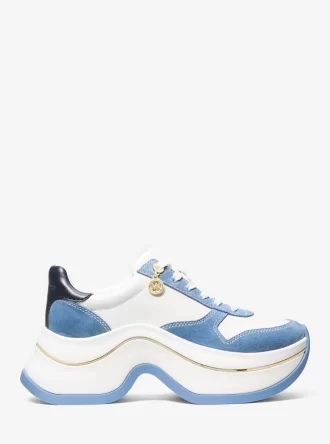 Arla Sneaker aus Leder und Wildleder