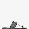 Ashtin MK2000 Logo-Jacquard-Sandale Ashtin MK2000 Logo-Jacquard-Sandale