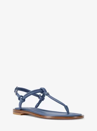 Astra Leder-T-Riemen-Sandale