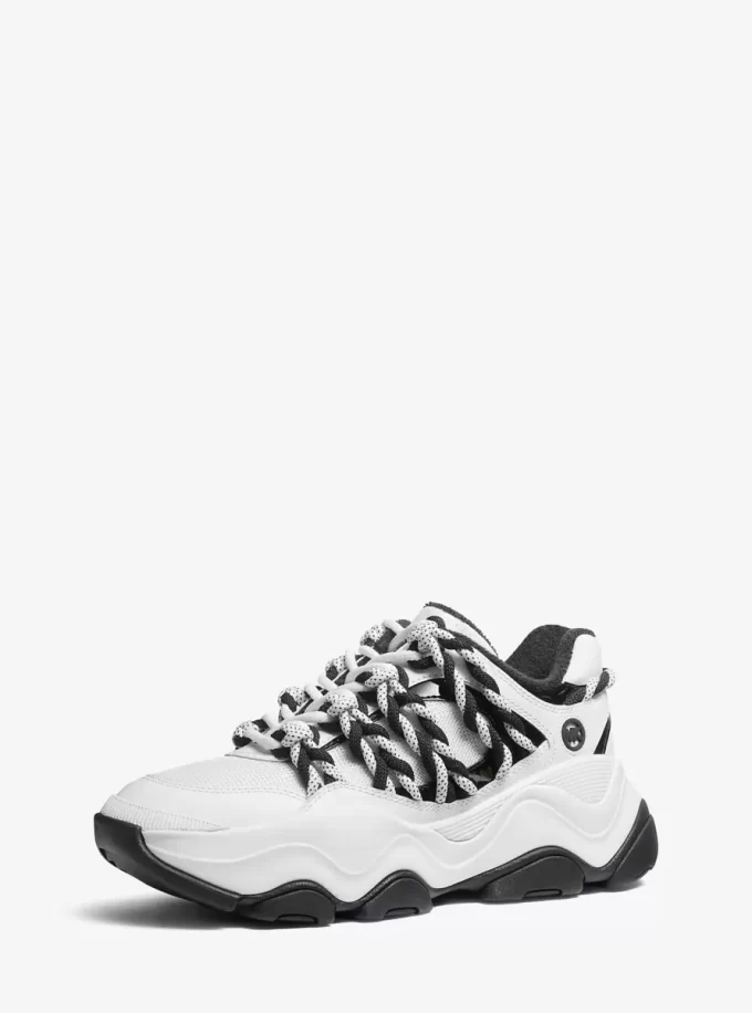 Atlas Cord Mesh und Leder-Sneaker Atlas Cord Mesh und Leder-Sneaker