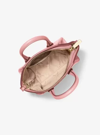 Avril Extra-Small Leder- und Wildledertasche
