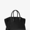 Avril Große Henkeltasche aus Leder und Wildleder Avril Große Henkeltasche aus Leder und Wildleder