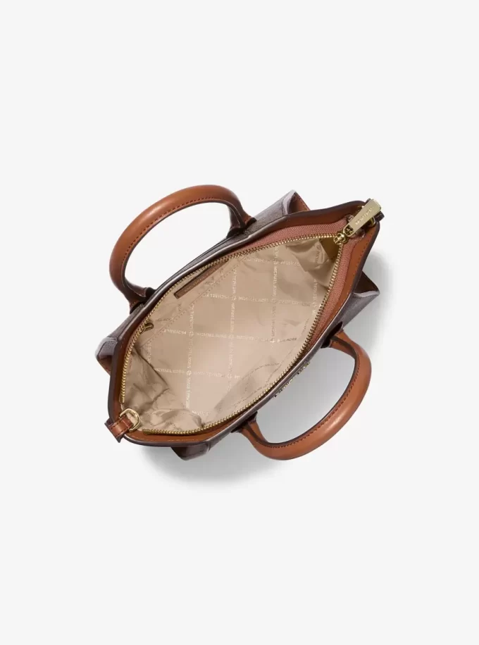 Avril Small Logo und Ledertasche Avril Small Logo und Ledertasche