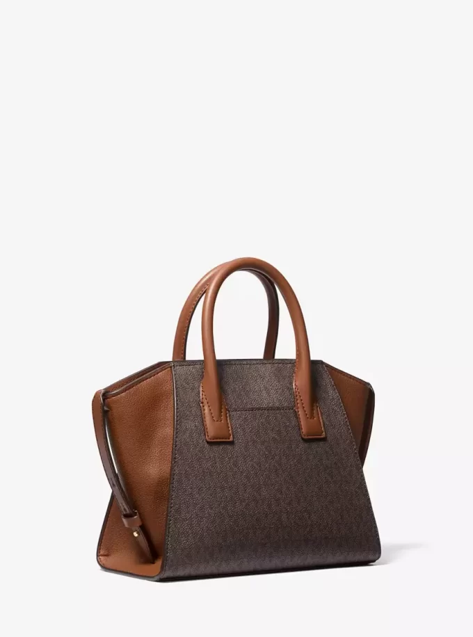 Avril Small Logo und Ledertasche Avril Small Logo und Ledertasche