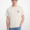 Baumwoll-T-Shirt mit Grafiklogo