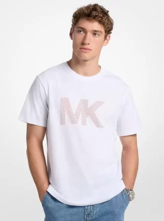 Bedrucktes Baumwoll-T-Shirt