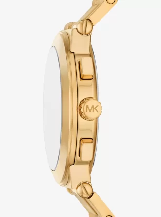 Übergroße Billie-Uhr in Goldoptik