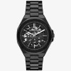Übergroße Callum-Uhr in Schwarz