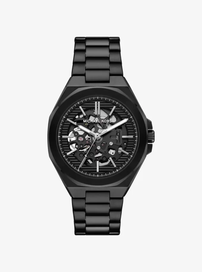 Übergroße Callum-Uhr in Schwarz