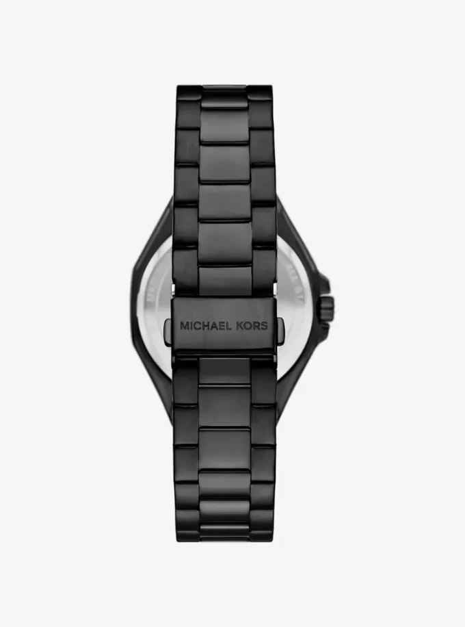 Übergroße Callum-Uhr in Schwarz