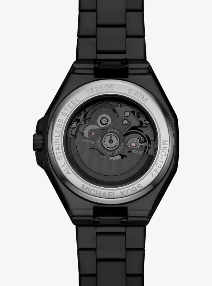 Übergroße Callum-Uhr in Schwarz