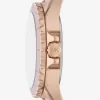 Übergroße Everest-Uhr in Roségold-Optik und Silikon
