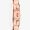 Übergroße Gramercy-Uhr in Roségold-Optik