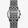 Übergroße Hutton Gunmetal Uhr