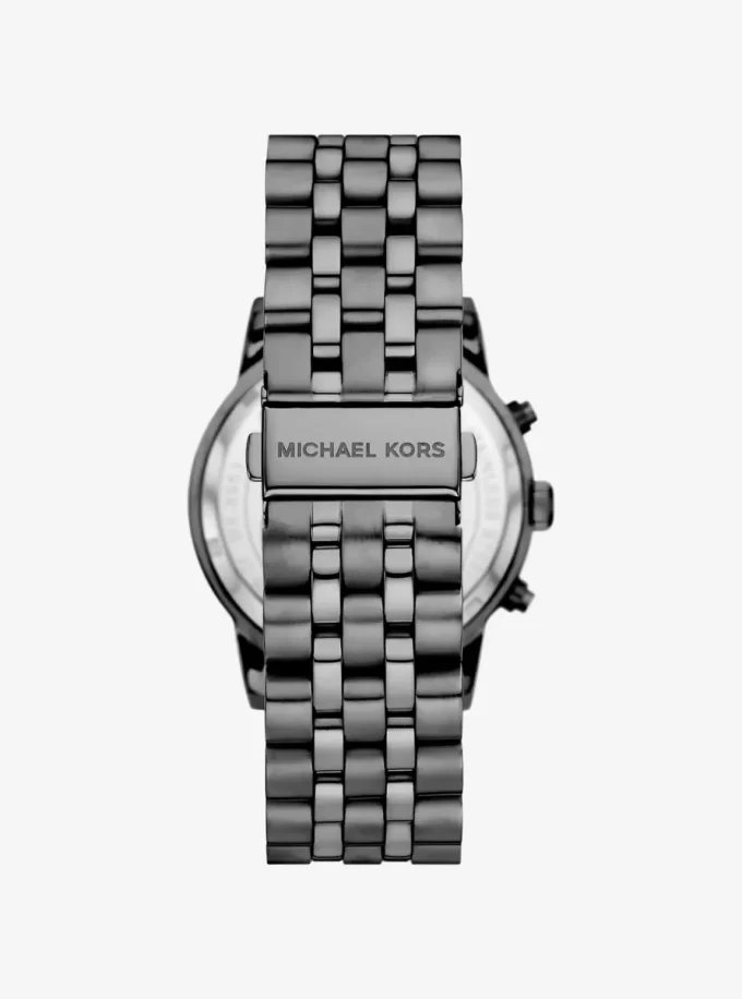 Übergroße Hutton Gunmetal Uhr