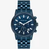 Übergroße Hutton-Uhr in Blau