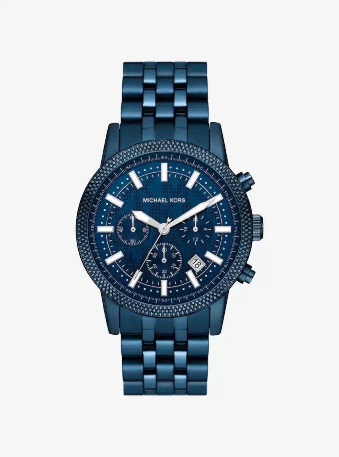 Übergroße Hutton-Uhr in Blau
