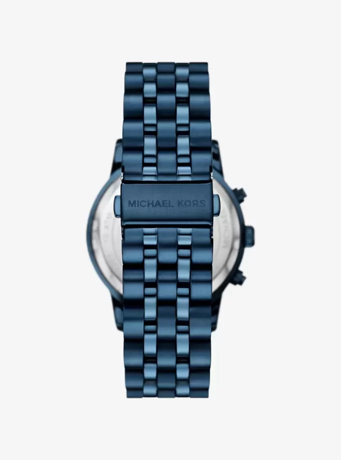 Übergroße Hutton-Uhr in Blau