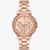 Übergroße Maren-Uhr in Roségold-Optik