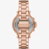 Übergroße Maren-Uhr in Roségold-Optik