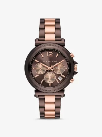 Übergroße Maren Zweifarben-Uhr