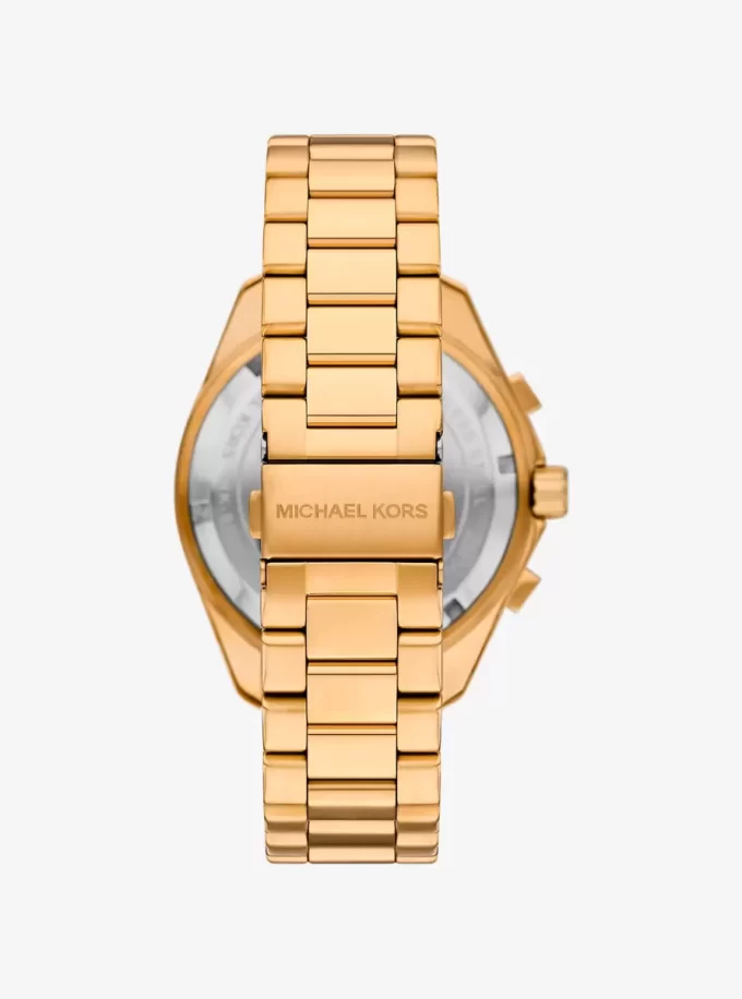 Übergroße maritime goldfarbene Uhr Übergroße maritime goldfarbene Uhr