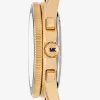 Übergroße maritime goldfarbene und Silikonuhr Übergroße maritime goldfarbene und Silikonuhr