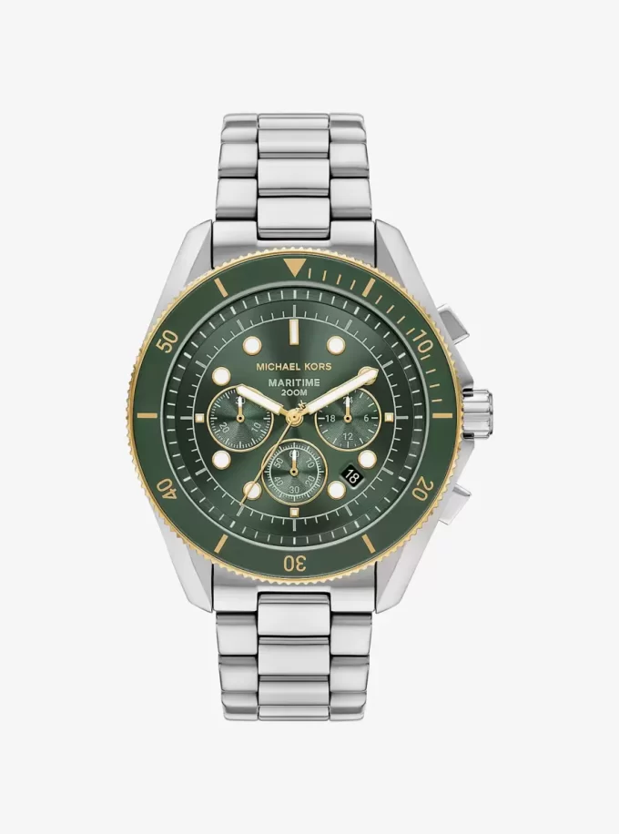 Übergroße maritime Zweifarbenuhr Übergroße maritime Zweifarbenuhr