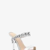 Bianca Sandale aus verziertem Metallic-Leder Bianca Sandale aus verziertem Metallic-Leder