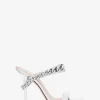 Bianca Sandale aus verziertem Metallic-Leder Bianca Sandale aus verziertem Metallic-Leder