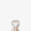 Bianca Sandale aus verziertem Metallic-Leder Bianca Sandale aus verziertem Metallic-Leder